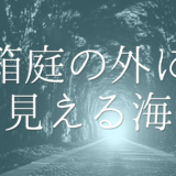箱庭の外に見える海